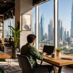 Freelancers collaborating in a coworking space